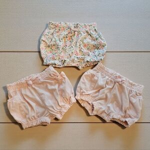Garanimals Floral and Pink Kids Shorts Set, Set Of 3 Sz 12M